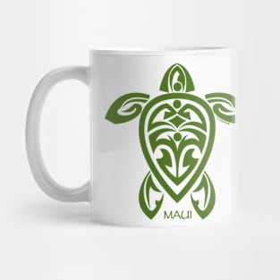 Green Tribal Turtle / Maui Mug